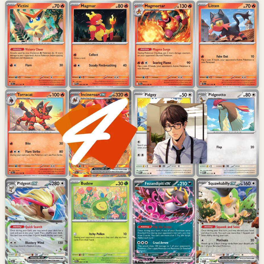 [PTCG Live] BURN! Incineroar ex Decklist + Gameplay